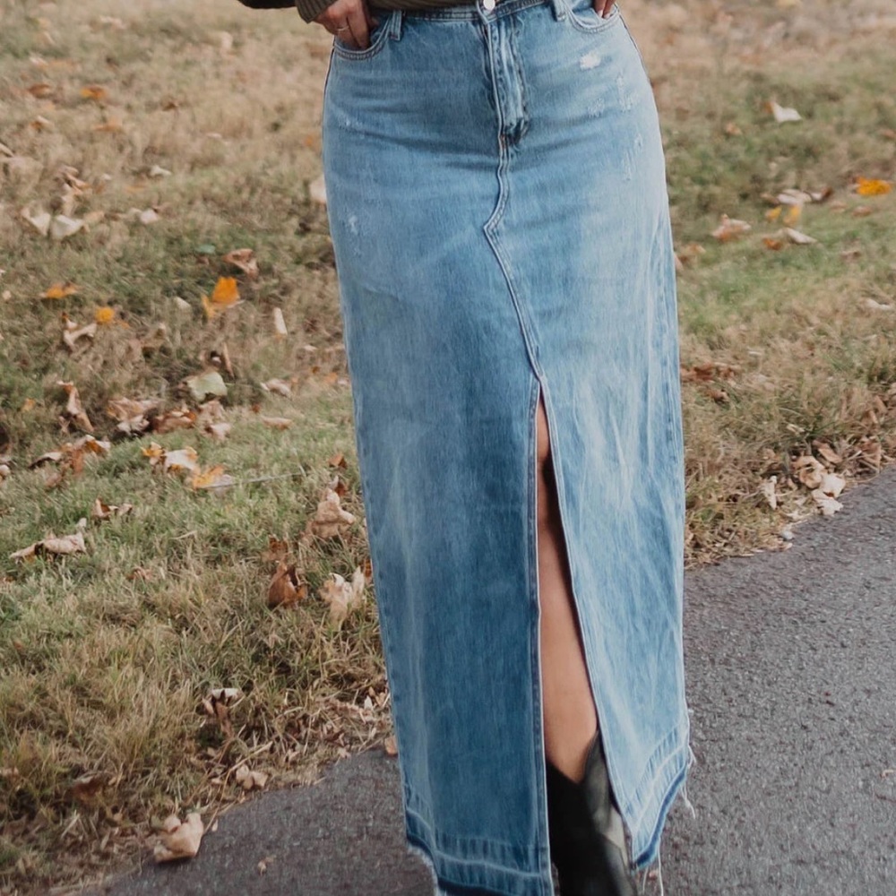 VICI denim skirt (large)